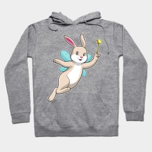 Rabbit as Fairy with Magic wand Hoodie
